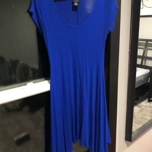 Royal Blue Skater/Shark bite Dress